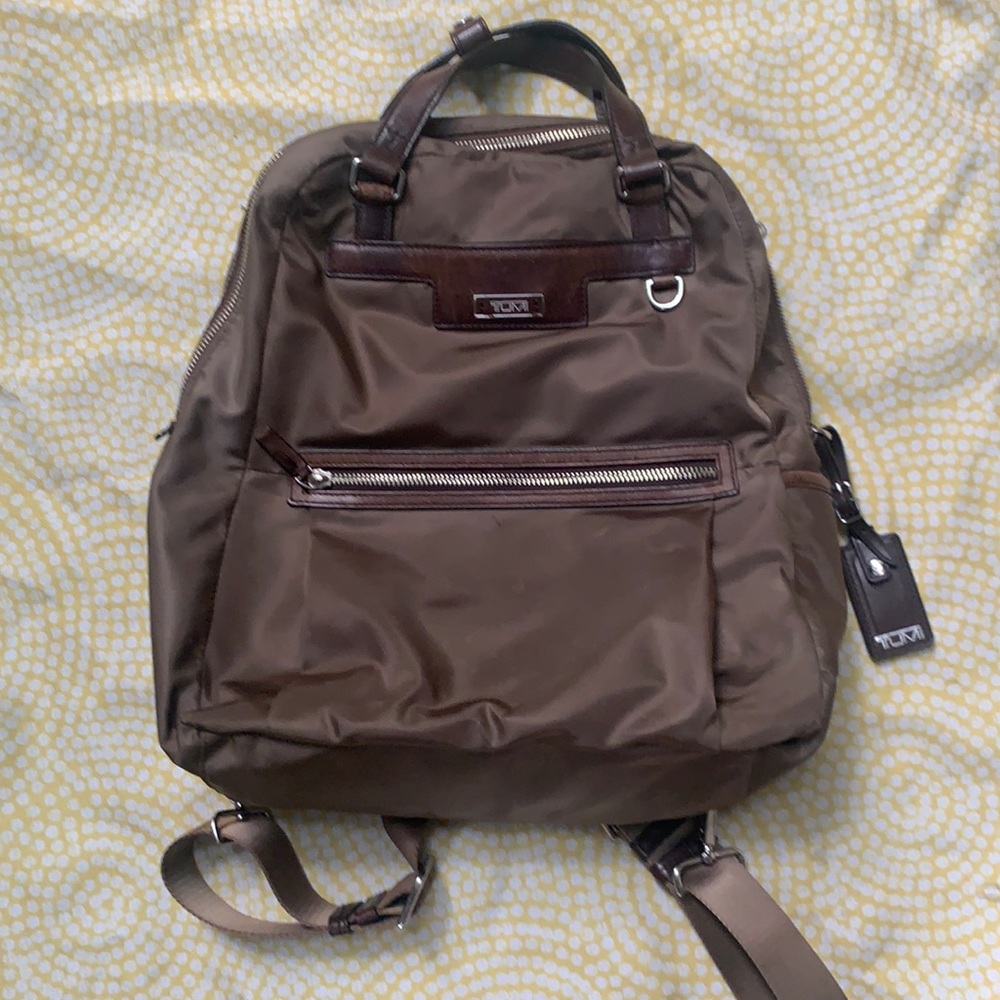 Tumi nylon back pack